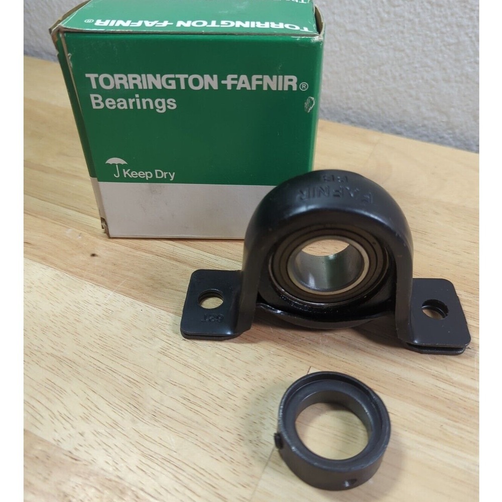 Torrington Fafnir RPB 1" Pillow Block Bearing Housing with Locking Collar Black